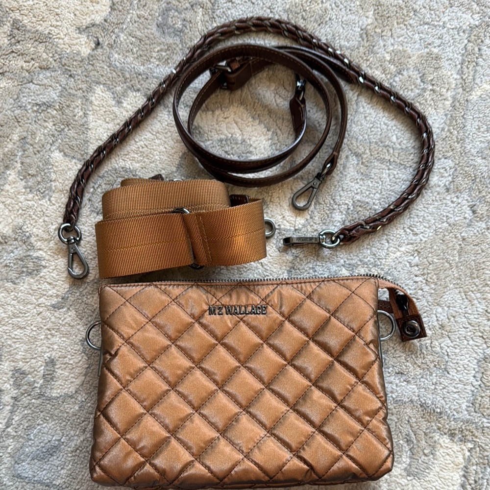 MZ Wallace Tiger Eye Pearl Crosby Pippa